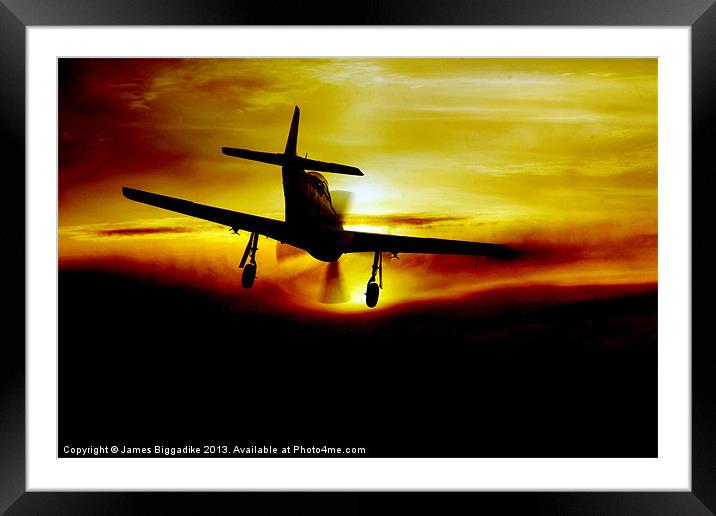 Mustang Recovery Framed Mounted Print by J Biggadike
