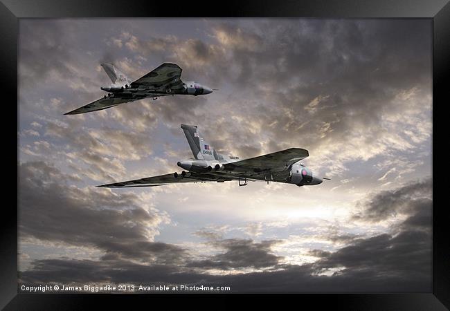 Vulcan Tribute Framed Print by J Biggadike