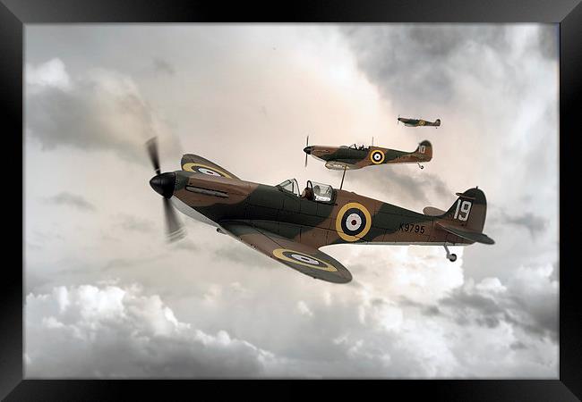 Supermarine Spitfire Mk I Framed Print by J Biggadike