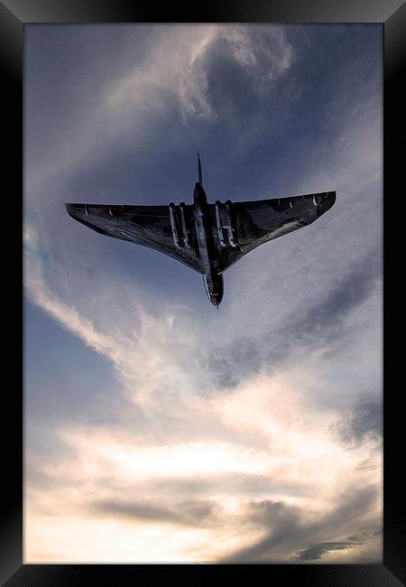 Vulcan Bomber Framed Print by J Biggadike
