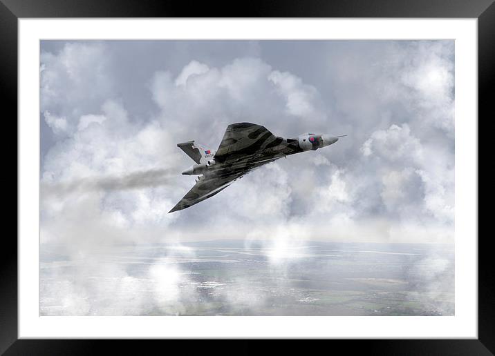 Vulcan Soar Framed Mounted Print by J Biggadike