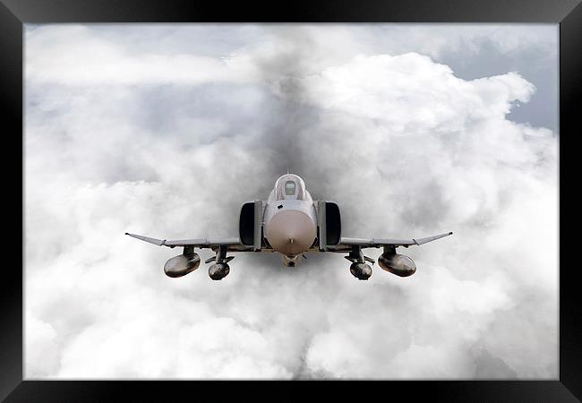 F4 Phantom Framed Print by J Biggadike