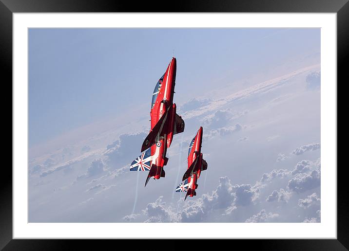 Vertical Arrows Framed Mounted Print by J Biggadike