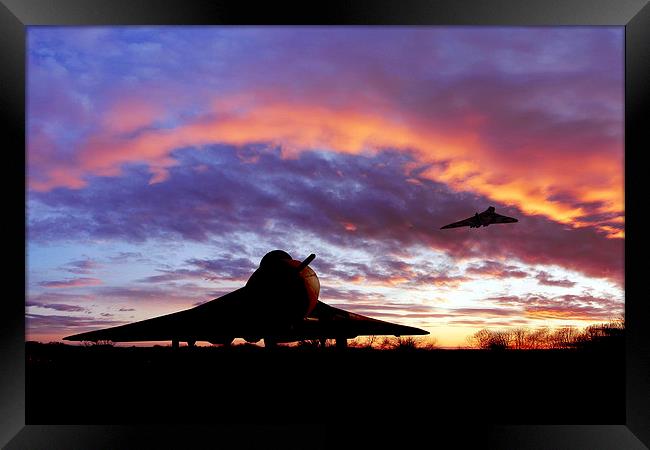 Vulcan Dispersal Framed Print by J Biggadike