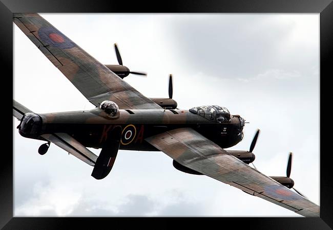 Lancaster Bomber Framed Print by J Biggadike