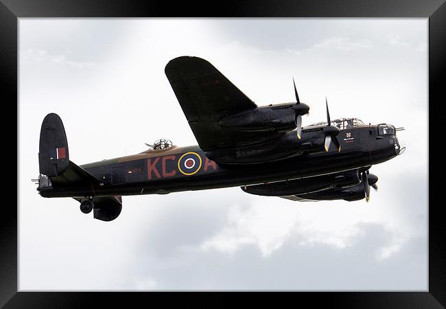 BBMF Lancaster Bomber Framed Print by J Biggadike