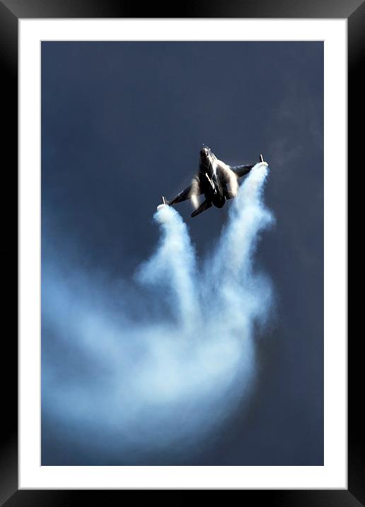 Belgian F-16  Framed Mounted Print by J Biggadike