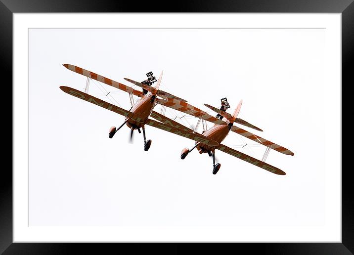 Breitling Wing Walkers  Framed Mounted Print by J Biggadike