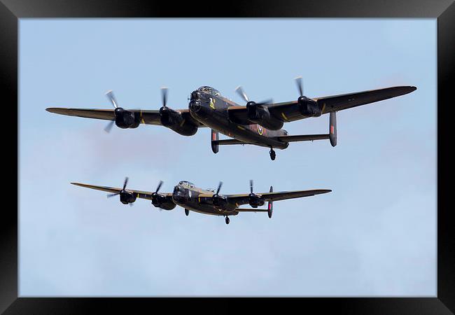 Lancaster Bombers Framed Print by J Biggadike