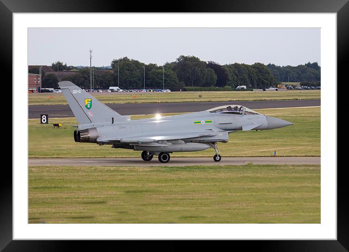  Eurofighter Typhoon FGR4 Framed Mounted Print by J Biggadike