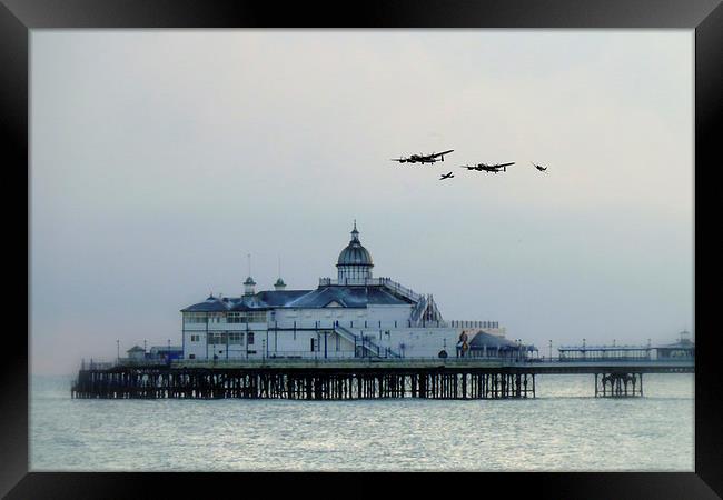 Over the Pier  Framed Print by J Biggadike