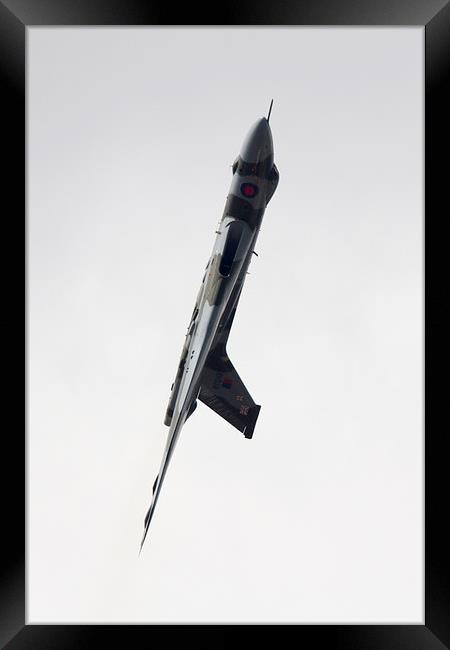 Vulcan Wing Over  Framed Print by J Biggadike