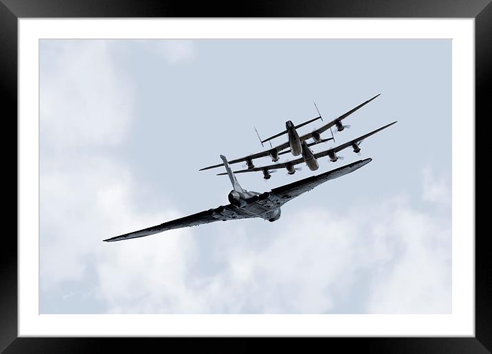 Avro Sisters Form Up  Framed Mounted Print by J Biggadike