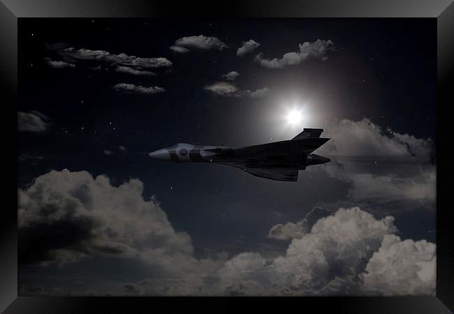 Vulcan Moon  Framed Print by J Biggadike