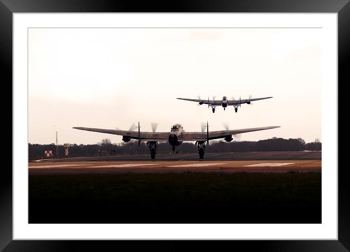 Lancasters Go Framed Mounted Print by J Biggadike