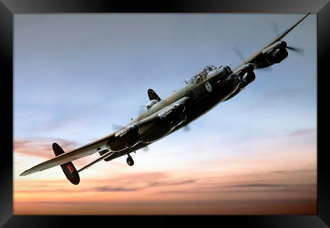  Canadian Lancaster Framed Print by J Biggadike