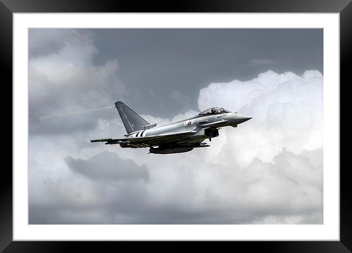 RAF Typhoon  Framed Mounted Print by J Biggadike
