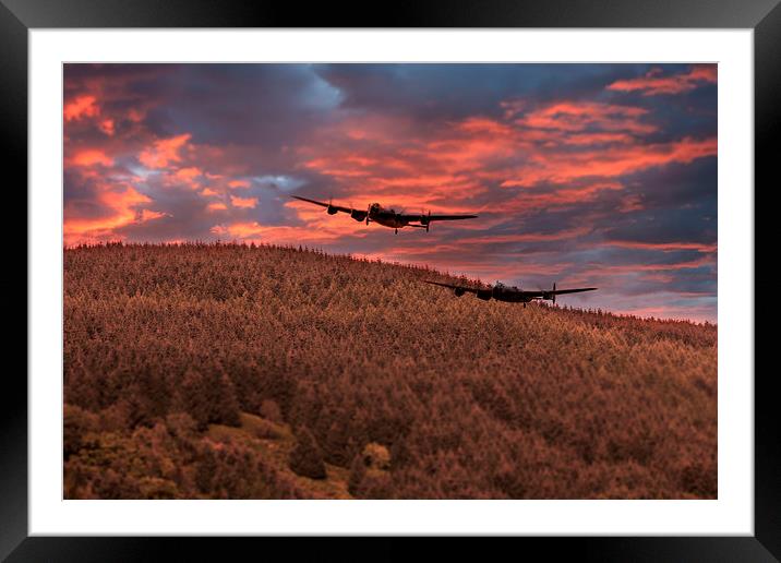 Sunset Over The Dam  Framed Mounted Print by J Biggadike