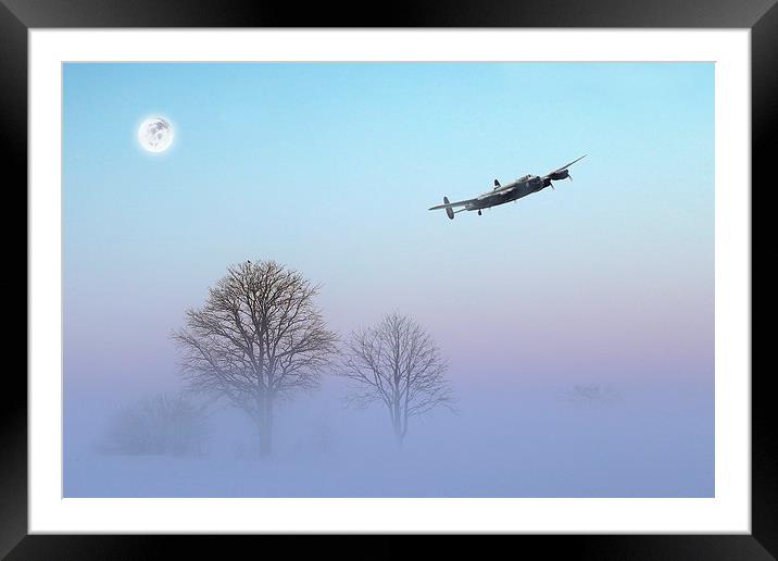 Winters Touch Framed Mounted Print by J Biggadike