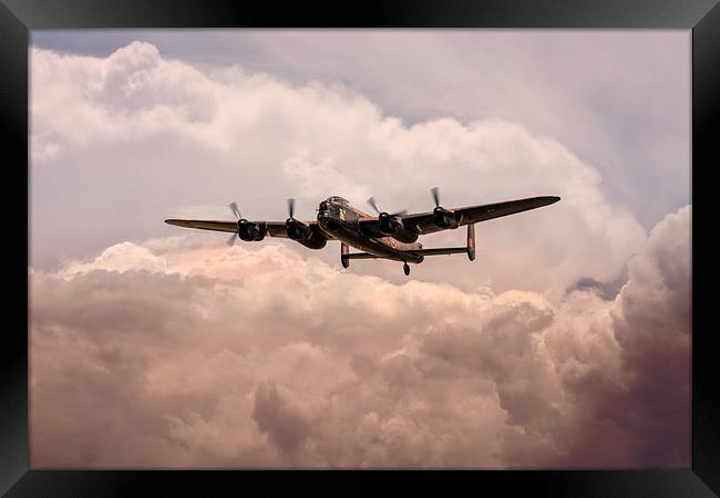  Warbirds - Avro Lancaster  Framed Print by J Biggadike