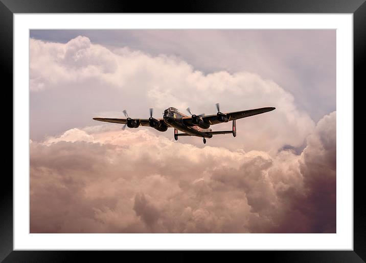  Warbirds - Avro Lancaster  Framed Mounted Print by J Biggadike