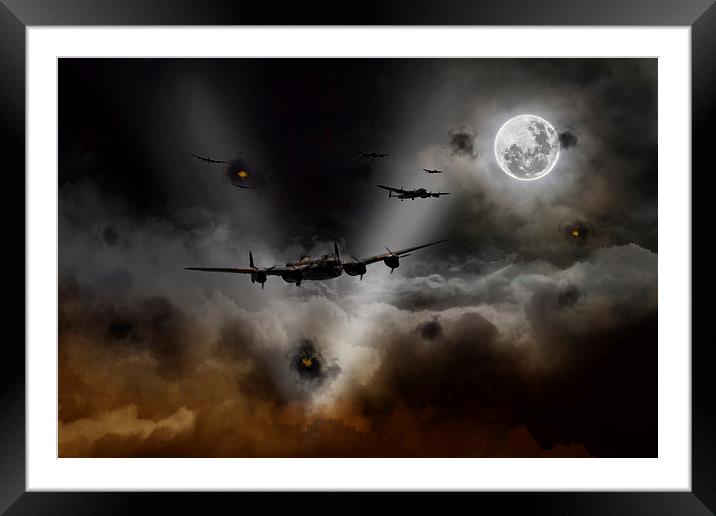 Night Bombers  Framed Mounted Print by J Biggadike
