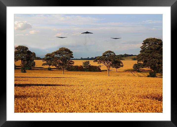 Avro Fly By  Framed Mounted Print by J Biggadike