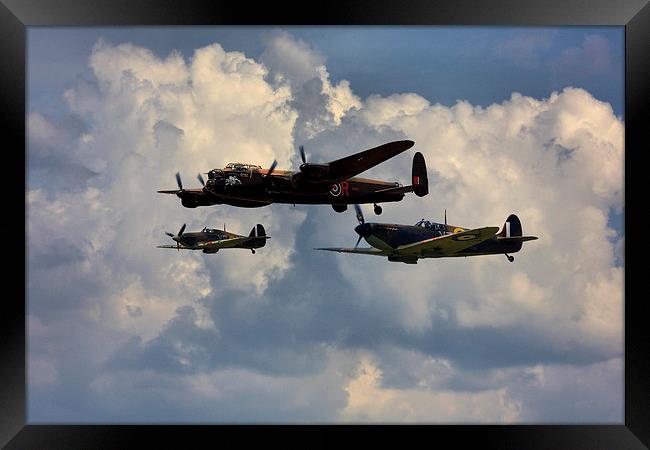 BBMF Flight  Framed Print by J Biggadike