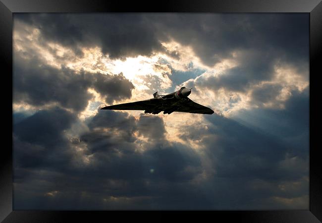 Vulcan Halo  Framed Print by J Biggadike