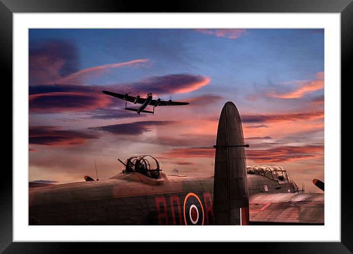 Lancaster Waits Framed Mounted Print by J Biggadike