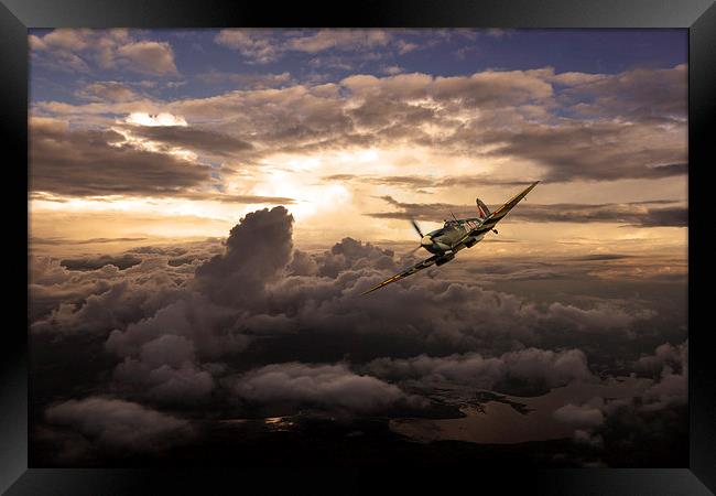 Spitfire Wonder  Framed Print by J Biggadike