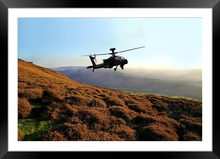 Apache Support Framed Mounted Print by J Biggadike