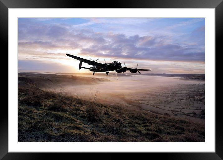 A Frosty Lancasters Morning Framed Mounted Print by J Biggadike
