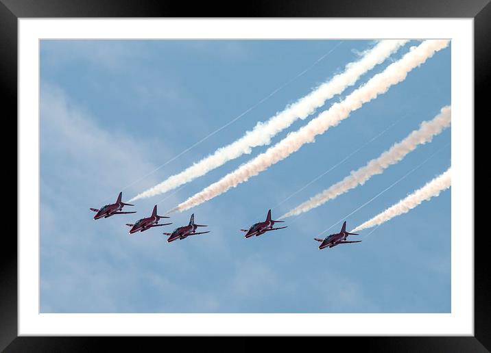 Red Arrows Enid  Framed Mounted Print by J Biggadike