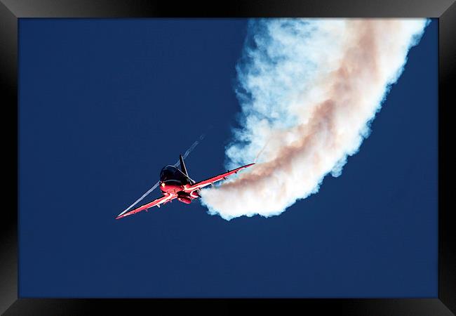 Solo Red Arrow  Framed Print by J Biggadike