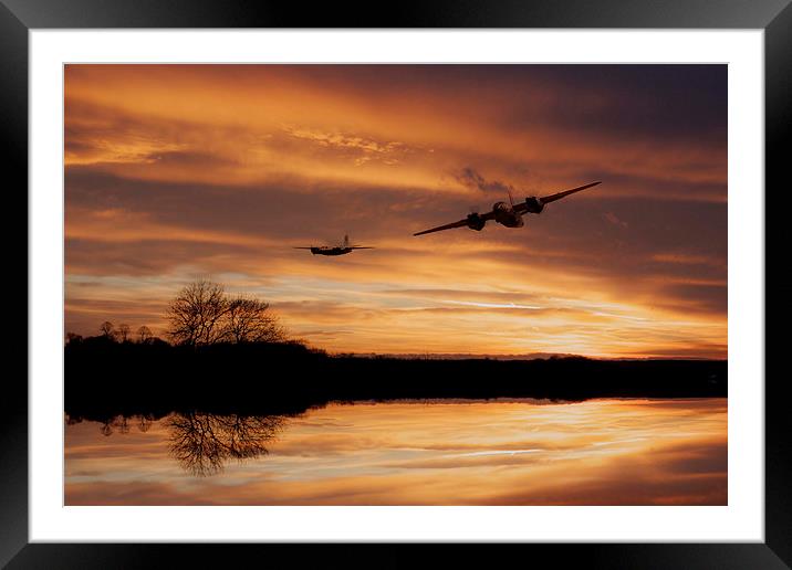 Sunset Marauders  Framed Mounted Print by J Biggadike