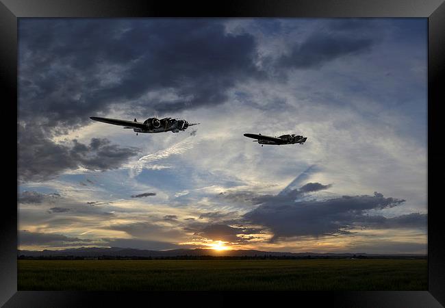 Blenheim Sortie  Framed Print by J Biggadike