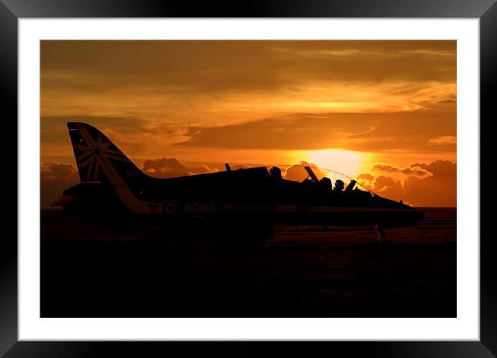 Scampton Sunset  Framed Mounted Print by J Biggadike