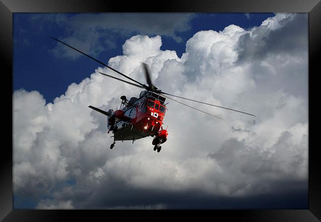 Royal Navy Sea King  Framed Print by J Biggadike