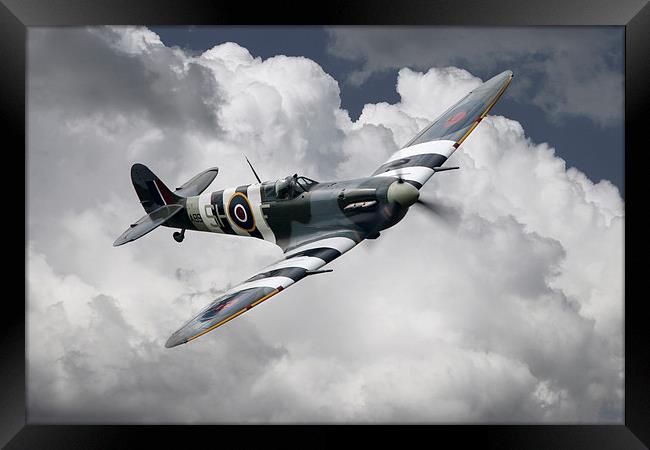 Supermarine Spitfire Mk Vb AB910  Framed Print by J Biggadike