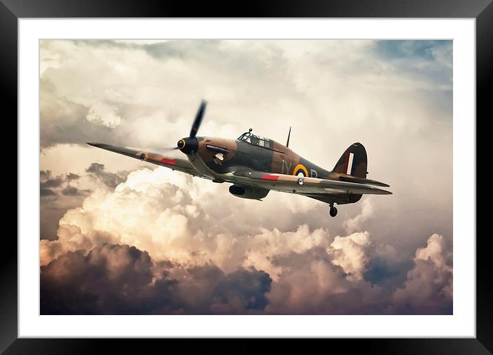 Hurricane LF363 Framed Mounted Print by J Biggadike