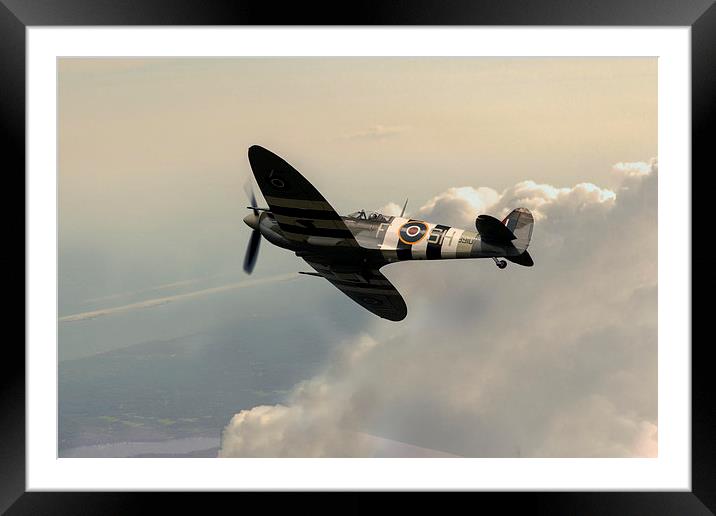 The Majestic Spitfire Framed Mounted Print by J Biggadike