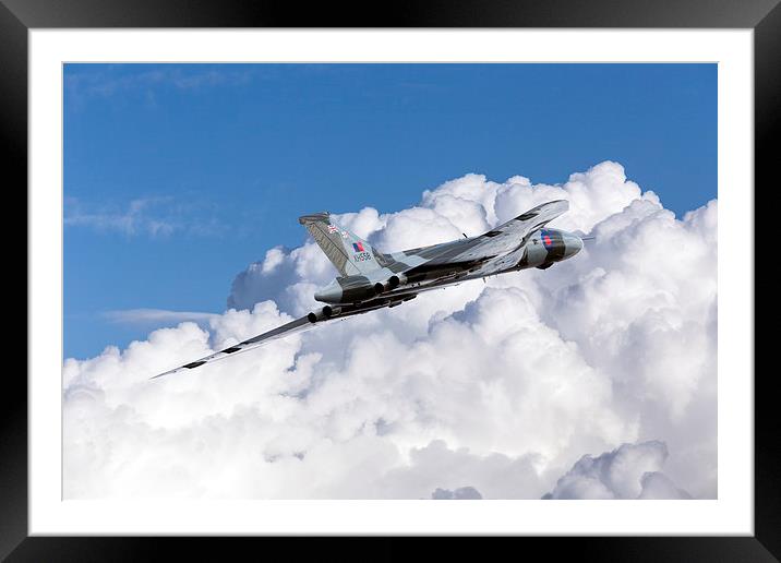 Vulcan Skyward Framed Mounted Print by J Biggadike