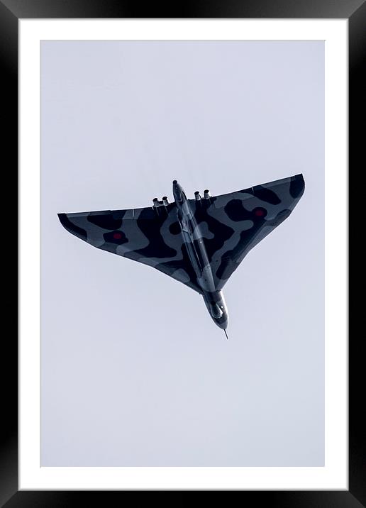 Vulcan Rolls Out Framed Mounted Print by J Biggadike
