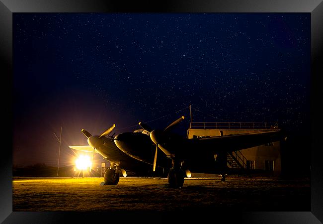 Mosquito Night Fighter Framed Print by J Biggadike