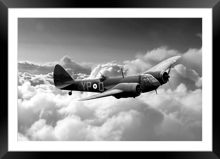 Blenheim Bomber Framed Mounted Print by J Biggadike