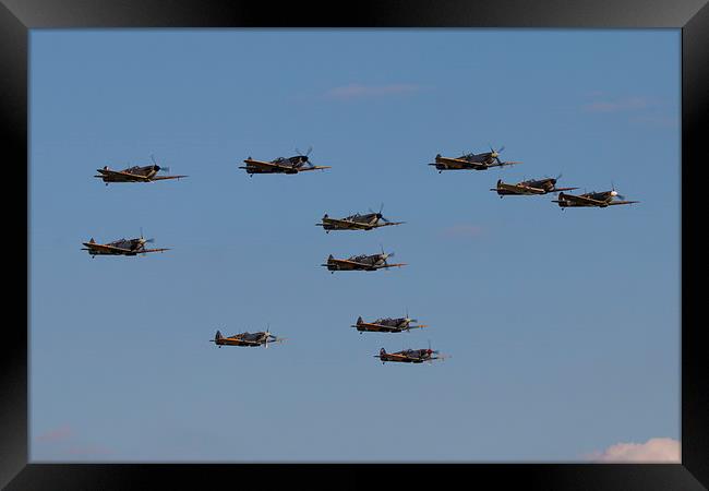 Spitfires Framed Print by J Biggadike