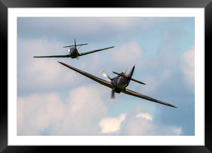 Airfield Attack Framed Mounted Print by J Biggadike