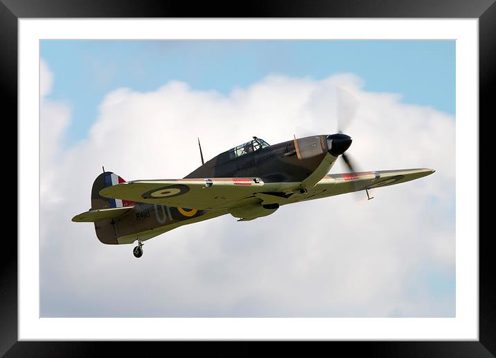 Hurricane R4118 Framed Mounted Print by J Biggadike