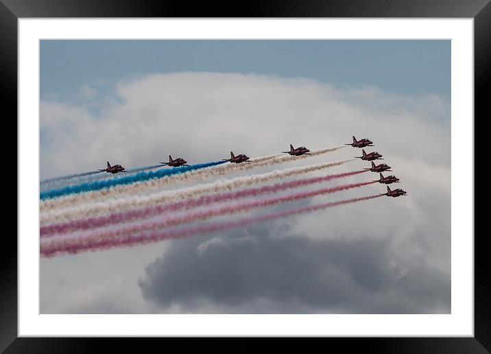 Reds Make an Entrance Framed Mounted Print by J Biggadike